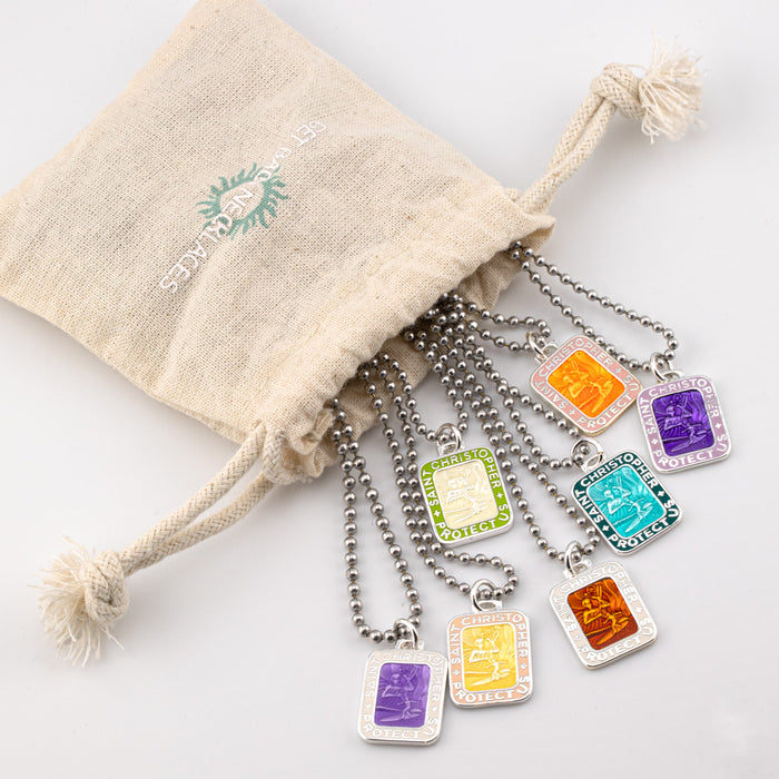 3 Rectangle Mystery Necklaces
