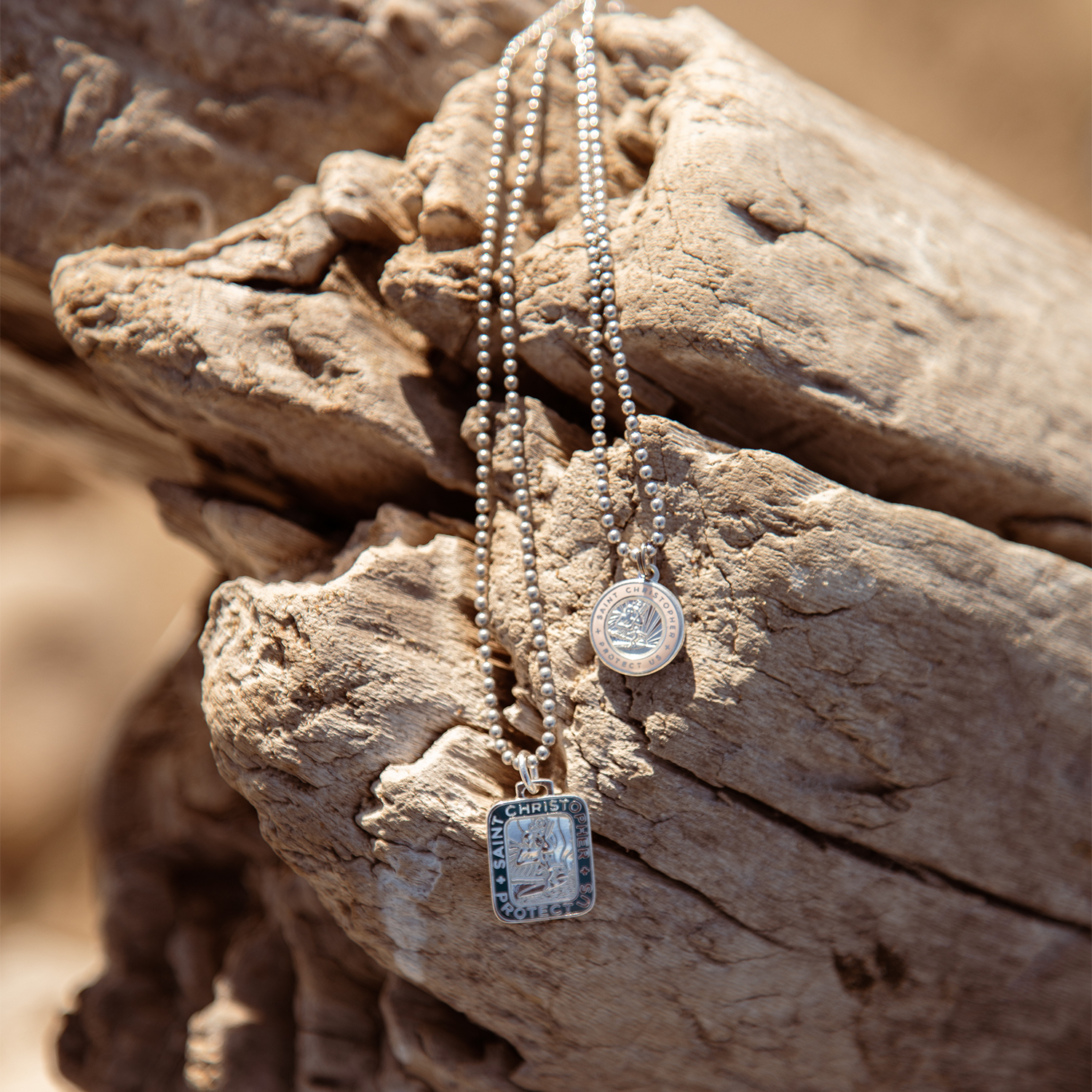 Blue Sapphire Pendant Necklace Sterling Silver • 6mm – Birka Scandinavian