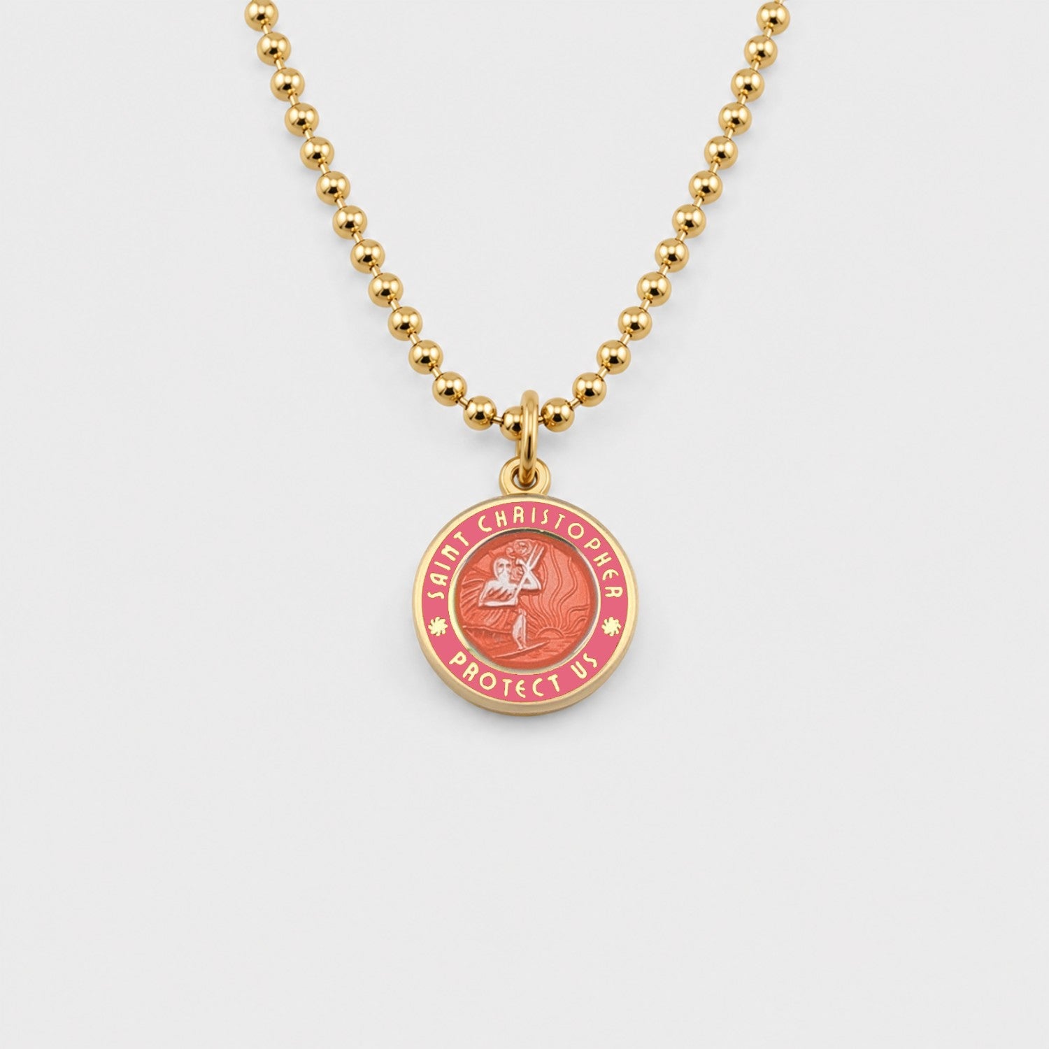 Small - Gold / Pink-Pink