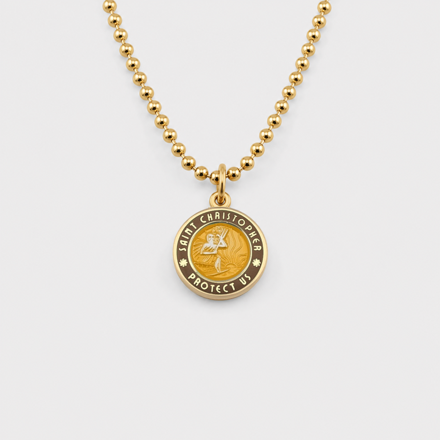 Small - Gold / Sunset Brown