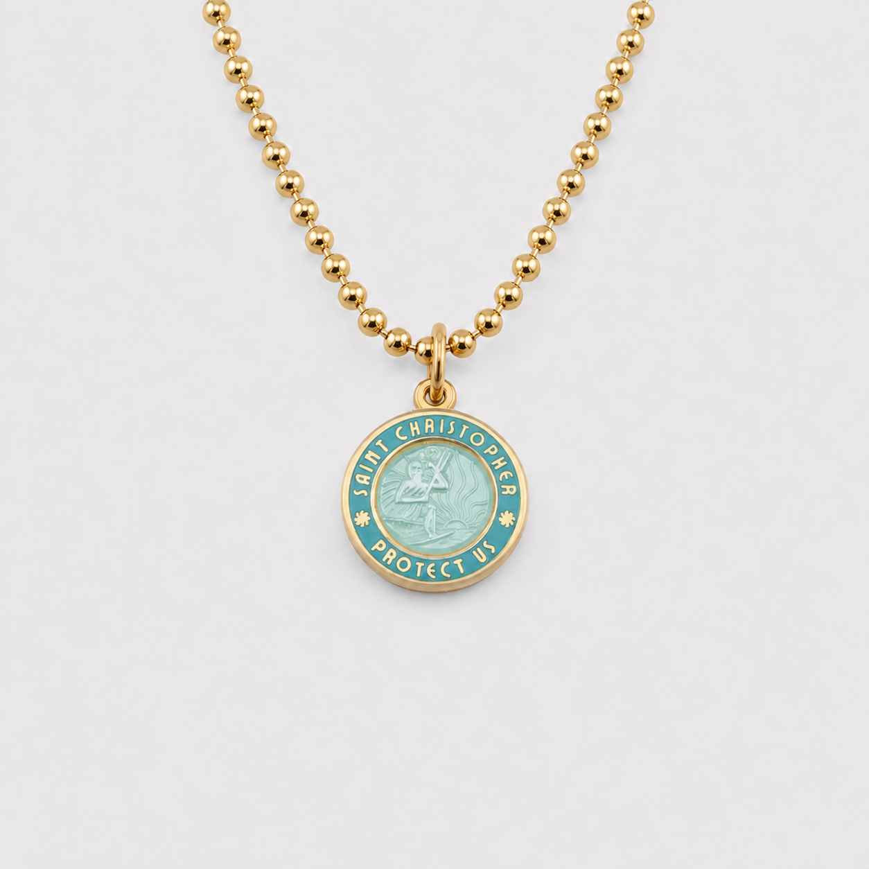 Small - Gold / Teal