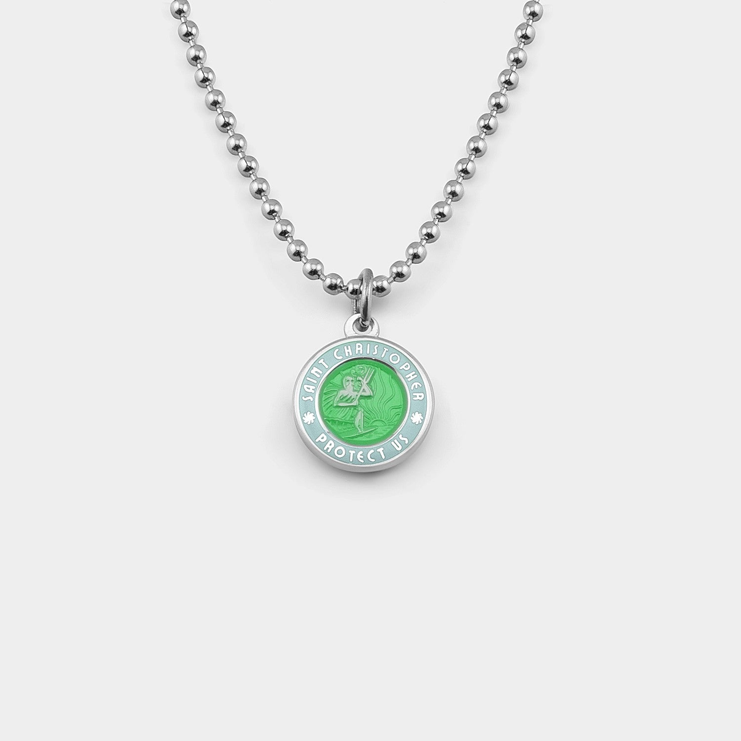 Small - Jade Green / Sky Blue