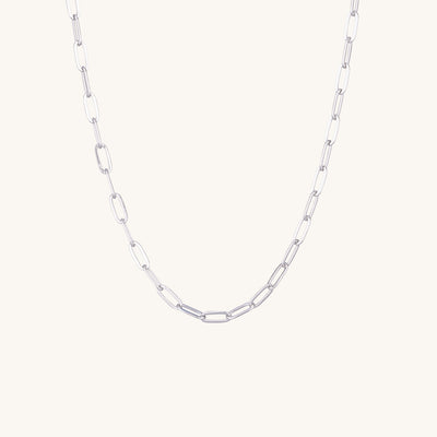 Silver Paperclip Chain upsell